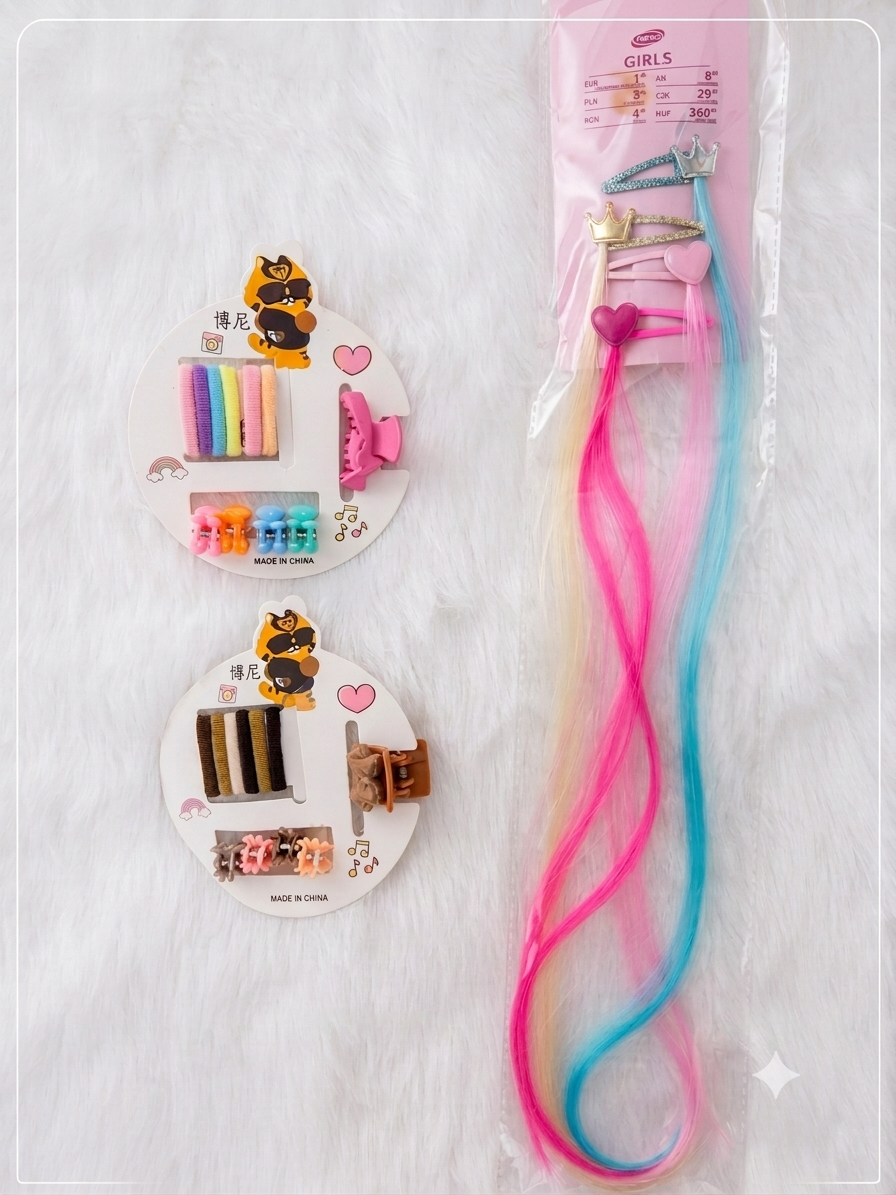 All-in-One Cute Hair Styling Combo for Girls